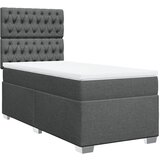  The Living Store Box spring postelja z vzmetnico temno siva 100x200 cm blago - Box Spring Postelja, (21496973) | Shoptok.si