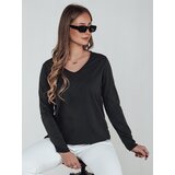 DStreet Bluzka damska oversize VAVLSTYLES gładka grafitowa Cene
