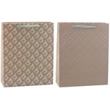  Elegantna Reljefna Bež Poklon Vrećica 32 x 26 x 10 cm | shoptok.hr