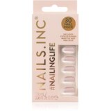 Nails Inc. NailingLife Press-On Nails umetni nohti odtenek All Out Olivia Glaze 33 kos Cene