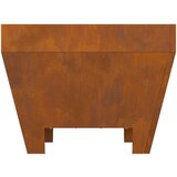  Ognjište Kvadratno 50x50x30 cm Odporno čelik | shoptok.hr
