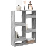 vidaXL Knjižna omara siva sonoma 100x33x135 cm inženirski les Cene