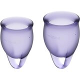 Satisfyer menstrualna čašica - feel confident menstrual cup - lilac | shoptok.hr