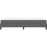 vidaXL Postelja z vzmetnico Drugo Temno siva 120 x 190 cm blago | Shoptok.si