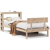 Maison Chic Posteljni okvir - Enojna postelja - Postelja za odrasle brez vzmetnice 90x200 cm trdna borovina-J6757, (21773656) | Shoptok.si