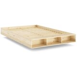 Karup Design Bračni krevet od masivnog bora s podnicom 160x200 cm u prirodnoj boji Merge – | shoptok.hr