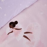 Catherine Lansfield Rožnata/vijolična otroška posteljnina za zakonsko posteljo 200x200 cm Dancing Fairies – | Shoptok.si