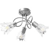  The Living Store Stropna svetilka s prozornimi senčniki za 3 E14 žarnice tulipan - Stropna Svetilka, (21494047) | Shoptok.si