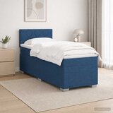  s box springom, madracem i LED-om Plava 80 x 200 cm | shoptok.hr