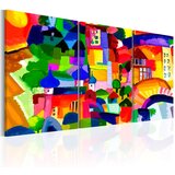  Slika - Colourful Town 120x60 Cijene
