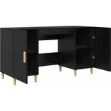 Stol Crni hrast Konstruirano drvo 140 x 50 x 75 cm | shoptok.hr