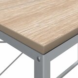  Stol za računalo bijeli i hrast 110x60x70 cm konstruirano drvo | shoptok.hr