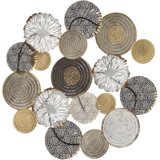 Atmosphera zidna dekoracija Leana 80x79 metal višebojno | shoptok.hr