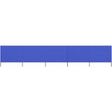 vidaXL vjetrobran s 5 panela od tkanine 600 x 120 cm azurno plavi cijene