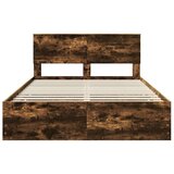  Okvir za krevet s ladicama Dimljeni hrast 140 x 190 cm - Dimljeni hrast 140 x 190 cm | shoptok.hr