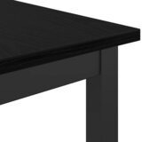  Stol Crni hrast 100 x 50 x 90,5 cm Inženjerska drva i čelik | shoptok.hr