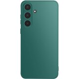 AVIZAR Ovitek za Galaxy S25 FE, mat zaključek iz mehkega silikona, izjemno odporen, Temno zelena, (5000189209) | Shoptok.si