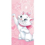 Jerry Fabrics Rožnata bombažna otroška brisača 70x140 cm Marie Cat "Butterfly" – | Shoptok.si