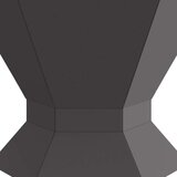 vidaXL Hladno valjani čelik/Crna Izdržljivo Srednje Vanjsko ognjište | shoptok.hr