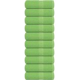 vidaXL Brisače 10 kos zelena 30x30 cm 360 gsm 100% bombaž cene