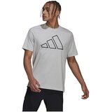 Adidas Majice s kratkimi rokavi Ti 3bar Siva | Shoptok.si