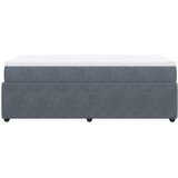  Box spring krevet s madracem tamnosivi 90x190 cm baršunasti | shoptok.hr
