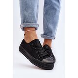 EVENTO Women's Fabric Sneakers Black Staneva | Shoptok.si