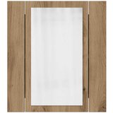  LED kupaonski ormarić s ogledalom boja hrasta 40x12x45cm drveni | shoptok.hr