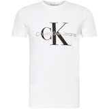 Calvin Klein Jeans Majica kamen / črna / bela | Shoptok.si