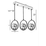 Opviq Luster prsten, 30 cm, 55 cm E27, 40W | Eponuda.ba