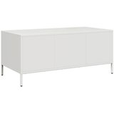  Stolić za kavu bijeli 101,5x50x43,5 cm hladno valjani čelik | shoptok.hr
