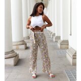 Gemre Burgundy pleated floral trousers Cesate | shoptok.hr