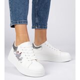 Gemre White-silver women's sports sneakers Zelinda | ePonuda.com