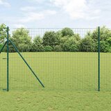 Euro ograda 1,6 x 10 m Željezo prekriveno PVC-om Zelena | shoptok.hr