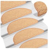  Samolepilne preproge za stopnice sisal 15 kos 56x20 cm oranžne | Shoptok.si