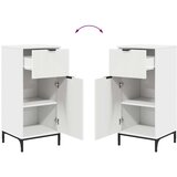 vidaXL kopalniška omarica bela 39.5 x 36 x 88 cm konstruiran les | Shoptok.si