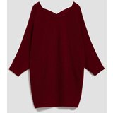 Marisse Burgundy Batwing Sweater | shoptok.hr