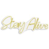 WALLXPERT dekorativna plastična led rasveta stay alive yellow | ePonuda.com