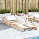 Maison Chic Ležalnik - Sončna ležalnik 205x60x31,5 cm trdna borovina, (22043368) | Shoptok.si