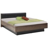 CARRYHOME POSTELJA 180 cm x 200 cm , kovina, umetna masa, leseni material črna, barve hrasta | Shoptok.si