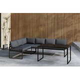Venture Home Zingaro kutna vrtna lounge garnitura, siva | shoptok.hr