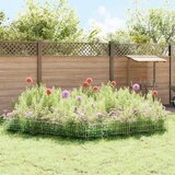  Ograda za vrt s kolčićima 24 pcs 95 x 30 cm Mesh Srebrna | Eponuda.com