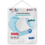 Akuku proMED jednokratne podloge 60 × 90 cm, 20 komada | shoptok.hr