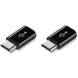 INF 2-Pack kratek adapter Android na USB-C z PD polnjenjem 5A Black, (5000346891) Cene