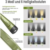 Glocusent LED vratna bralna svetilka z 3 barvami in 6 stopnjami | Shoptok.si