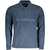 La Martina LONG SLEEVE POLO MEN BLUE | Shoptok.si