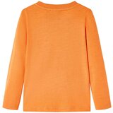  Dječja majica s dugim rukavima tamnonarančasta 104 | shoptok.hr