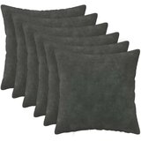  Jastuk s jastukom HEERLEN 6 kom. Antracit Mikrofibra Flis - Antracit 30 x 30 cm 6 | shoptok.hr