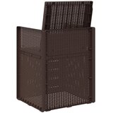  Vrtne stolice za blagovanje 2 pcs Smeđa i svjetlosiva PP | shoptok.hr