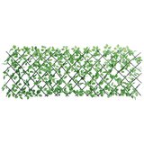 vidaXL Proširiva rešetka od umjetnog bršljana zelena 180 x 65 cm | shoptok.hr